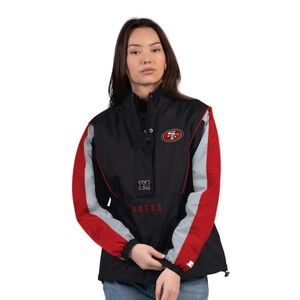 Women's Starter Black/Scarlet San Francisco 49ers Thursday Night Gridiron Half-…